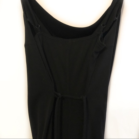 Forever 21 Cowl Scoop Neck Slip 90s Dress Tie Back - Picture 6 of 8